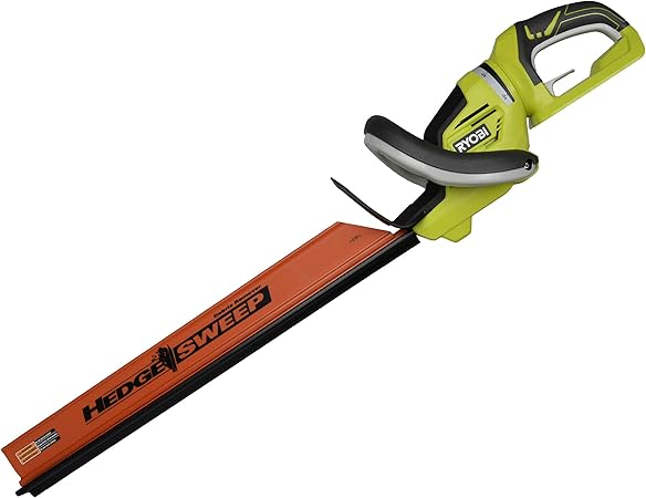 Review RYOBI RY40602 40 Volt 24-inch Hedge Trimmer w/Rotating Handle (Bare Tool) (Renewed)