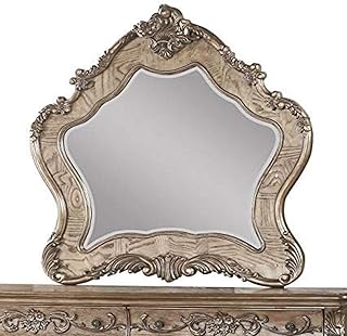 ACME Furniture Ragenardus Mirror, Vintage Oak