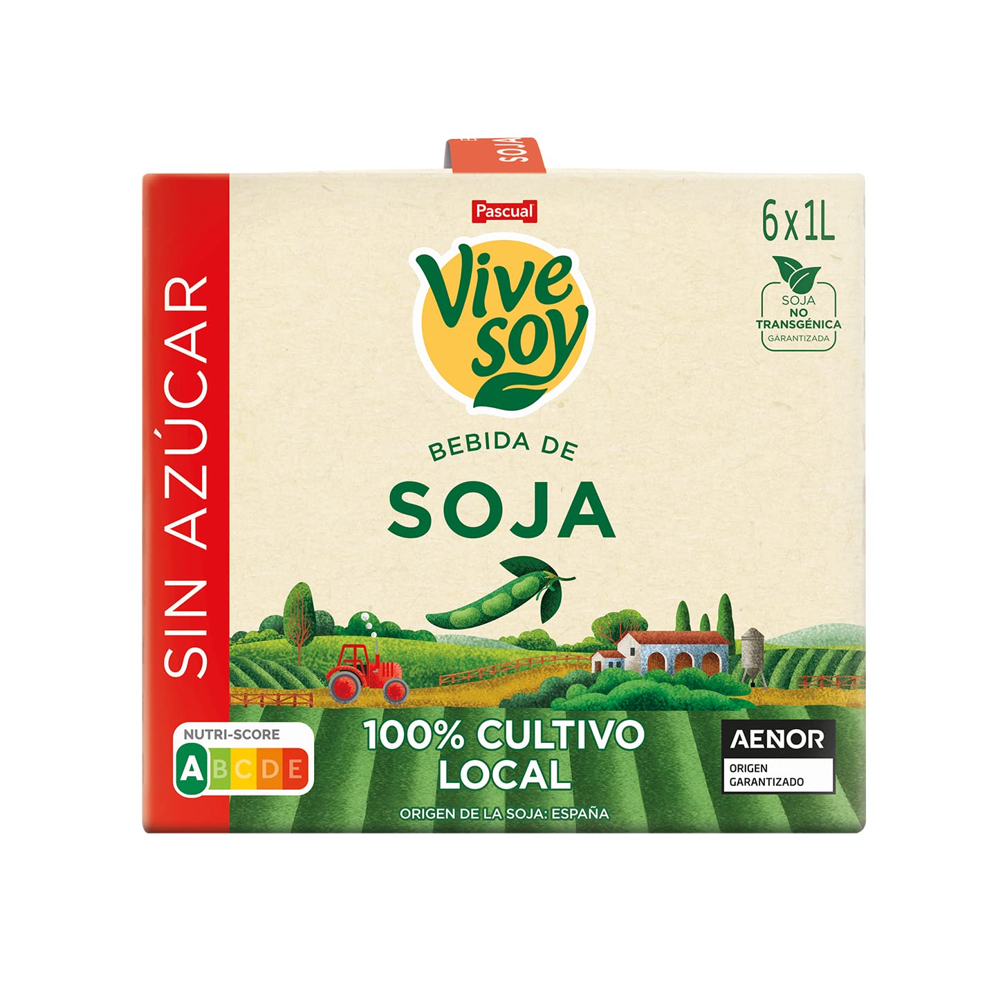 Vivesoy - Bebida Vegetal de Soja 100% Cultivo Local - Pack 6 x 1L — view 8