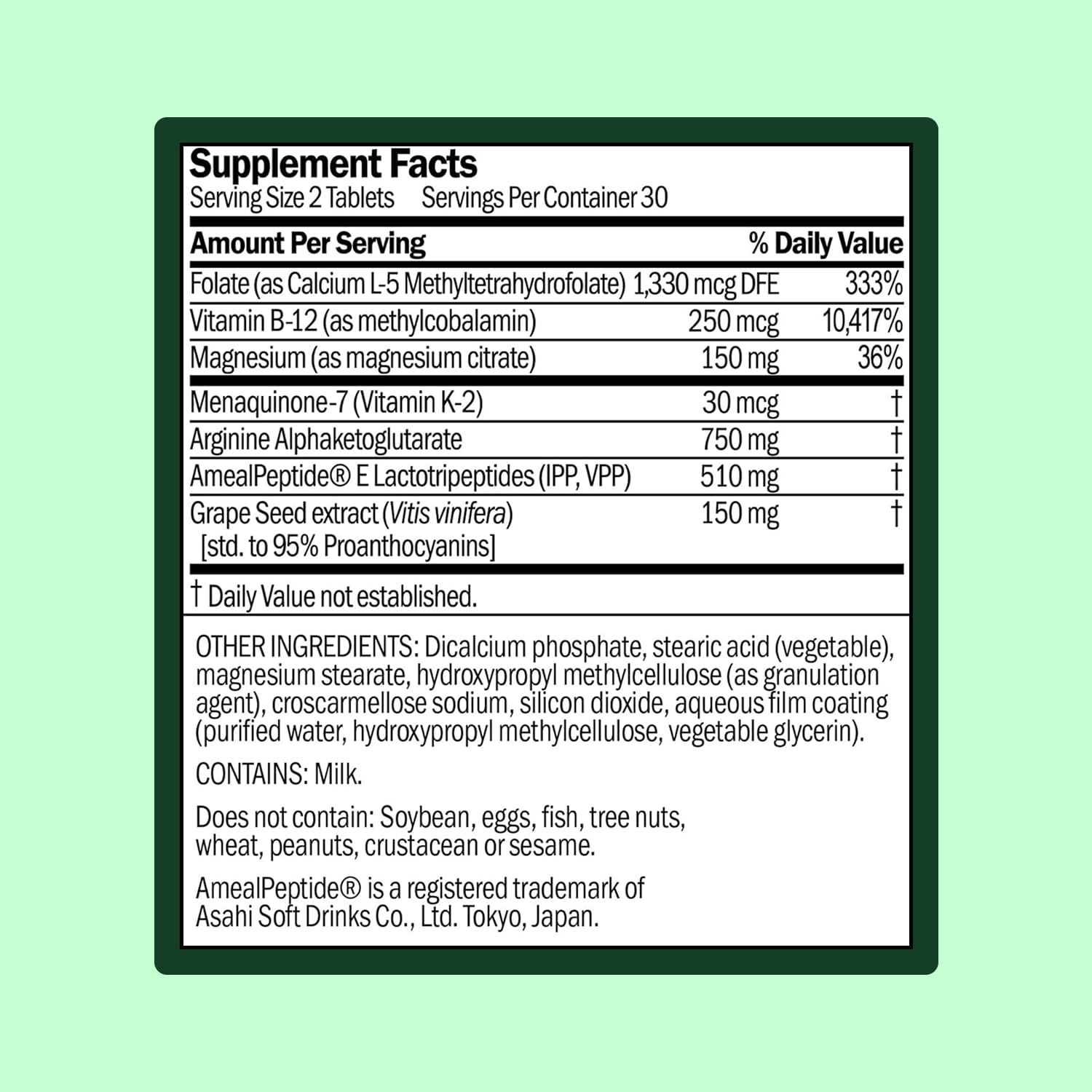 WellWithAll Blood Pressure Support Supplement | Supports Healthy Blood Pressure & Circulation | Heart Healthy Energy Formula with Grape Seed Extract, Magnesium & Natural Ingredients | 60 Tablets — Amazon image 3