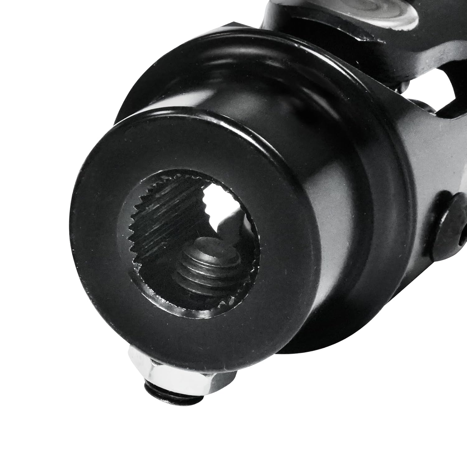 5/8" 36 Spline x 3/4" DD Black Steering Universal Joint U Joint Single Steering Shaft 83mm (3-1/4")