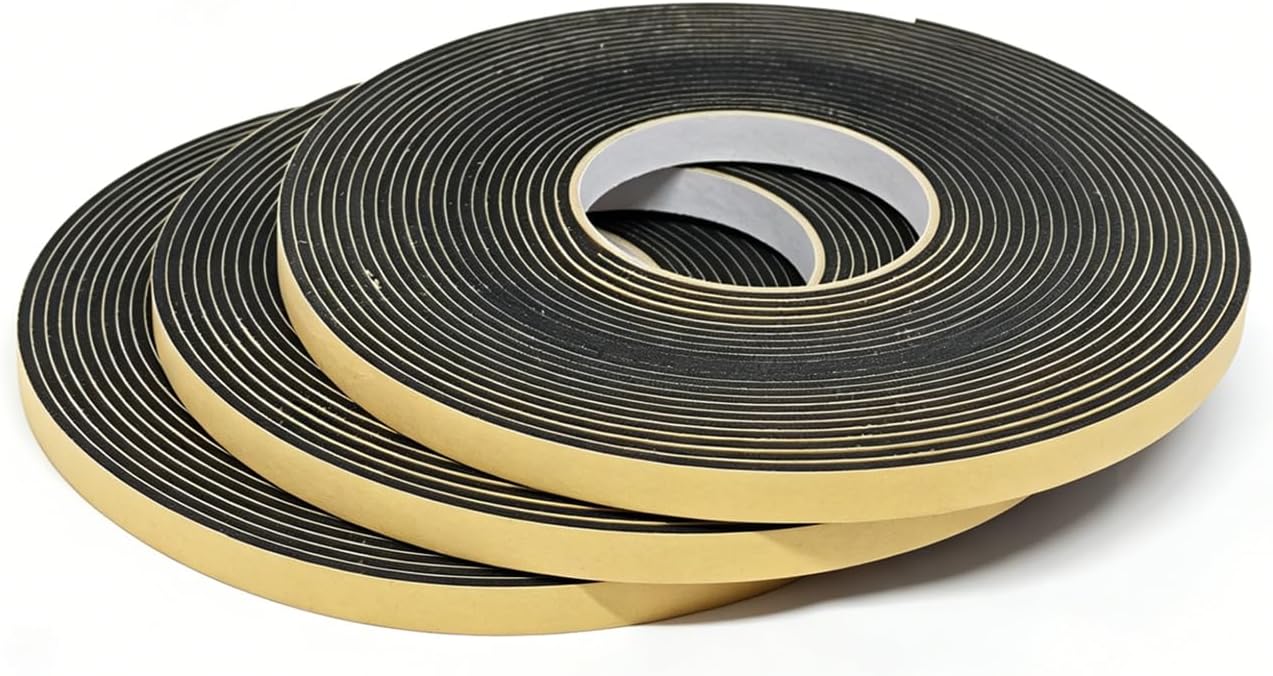 3 Pack WB02X26088 Foam Tape Sealing Gasket Tape Compatible with GE Gas Ranges Ovens Cooktops Replacement for WB2X9902 WB02X10573 347723 WB06K5042 336162, 32.8 FT Per Roll