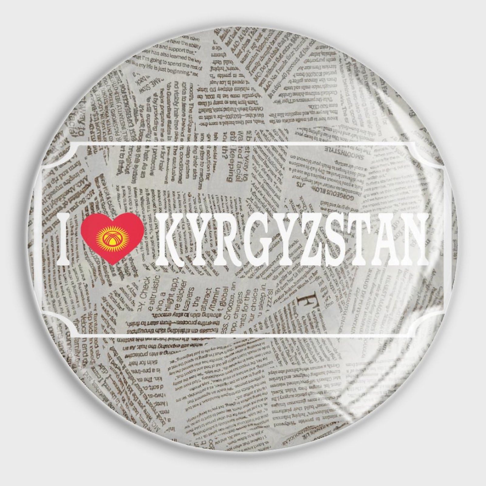 Aimants Kirghizistan en verre : fixez vos documents sur le frigo sans glisser