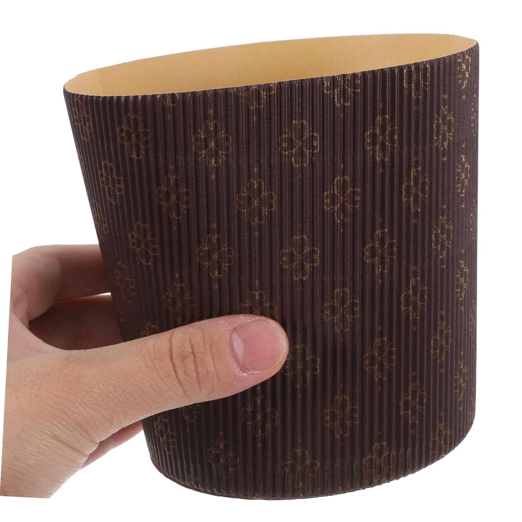 Capacillos de Papel Marrón para Panettone, 25 Piezas | Papel, Uso Doméstico y Panaderías, Aptos para Horneado, Diseño Elegante y Práctico