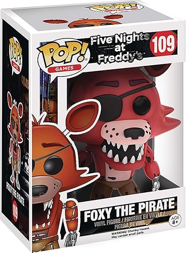 Miniatura 3 de POP Five Nights at Freddy's - Figura de vinilo de Foxy The Pirate Funko (paquete con funda protectora de caja compatible), multicolor, 3.75 pulgadas