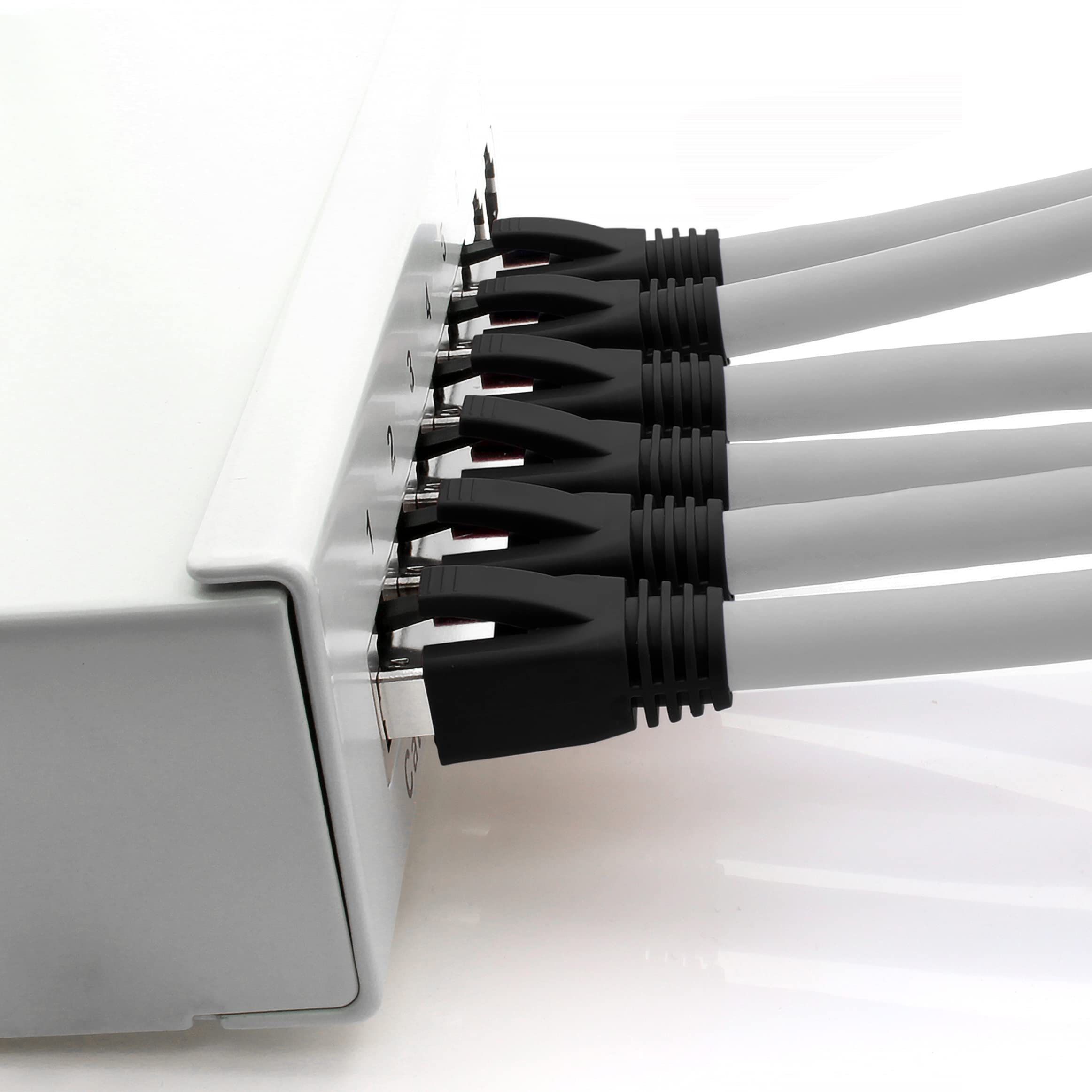 Cable de red Ethernet Cat8, 5 m, 40 Gb S, FTP, LSZH Cat 8, cable de datos Rj45 gris, 5 unidades de 5 m
