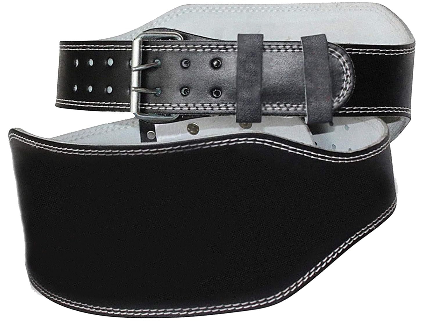 LISARO Gewichthebergürtel mit 10cm Rückenbereite, aus Leder, Verstellbar Löcher Krafttraining Belt, Powerlifiting Bodybuilding für Damen und Herren, Sondergrossen 135cm oder 145 cm