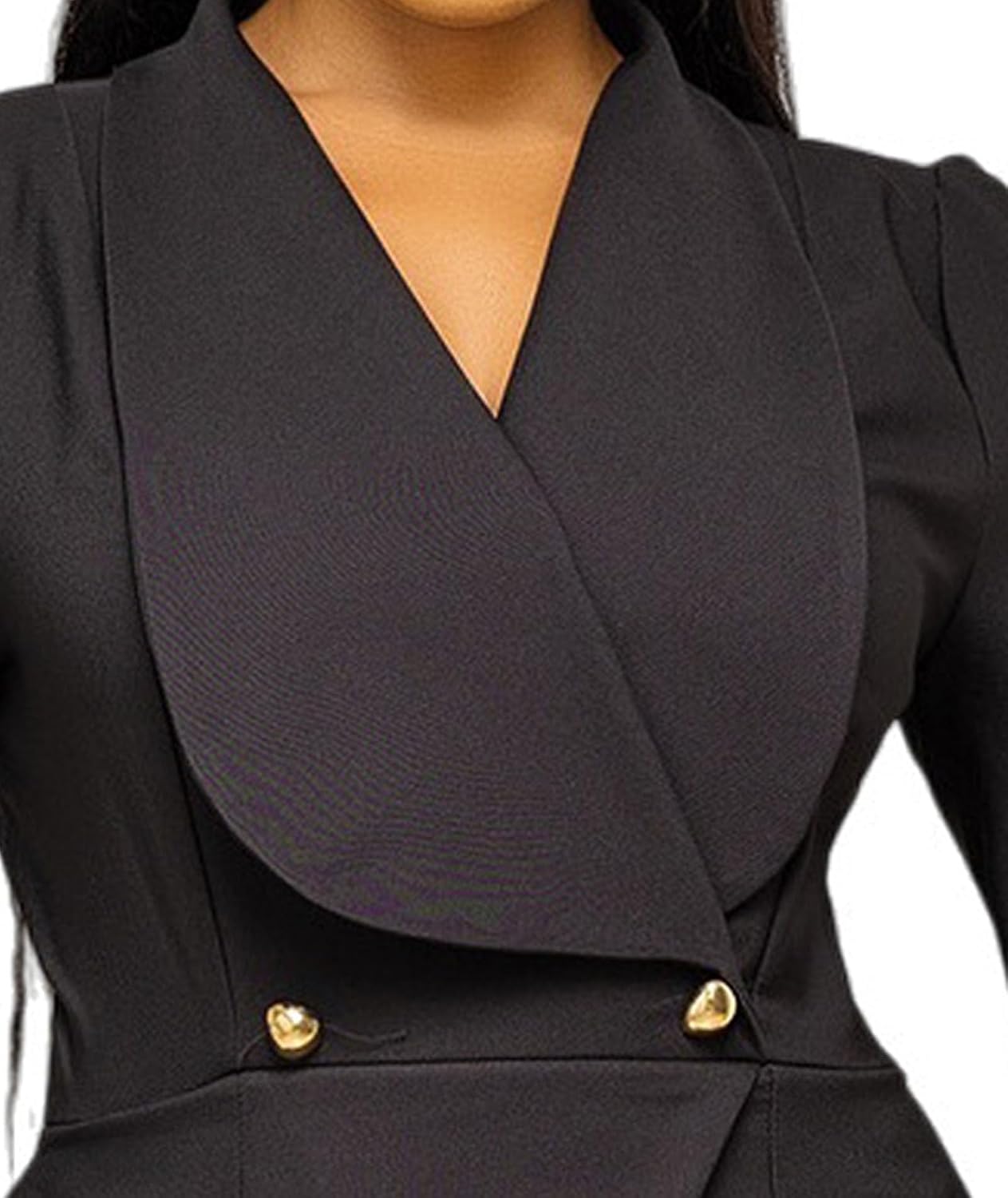 ECDAHICC Women 2 Piece Skirt Set 3/4 Sleeve Pencil Skirt Suits Formal Office Business Midi Pencil Skirt Suit