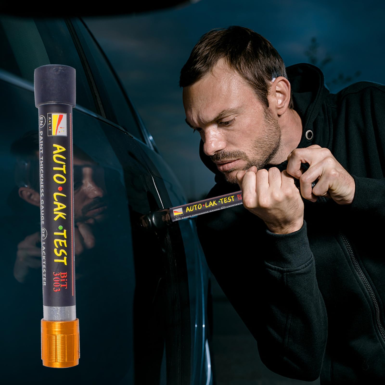 Misuratore Di Spessore Vernice Auto - Penna Magnetica Per Carrozzeria - Rileva Danni E Ritocchi (20 Micron Di Precisione) - Foto 9