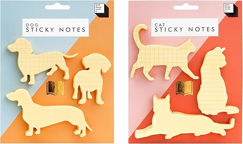Miniatura 7 de Good Design Dog Sticky Note - Papelería de perro salchicha - Bloc de notas para perros Weiner - Regalos de perro salchicha - Notas adhesivas
