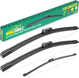 WINDSMILE 26"+20"+13" Wiper Blades for BMW X5 2019-2025 - Premium All-Weather Front Rear Set of 3, OEM Quality Long-Lasting Rubber
