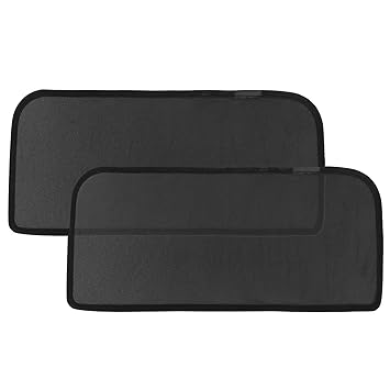 X AUTOHAUX 2pcs Glass Roof Sunroof Shade Cover Wing Door Sun Shade for Tesla Model x Top Roof