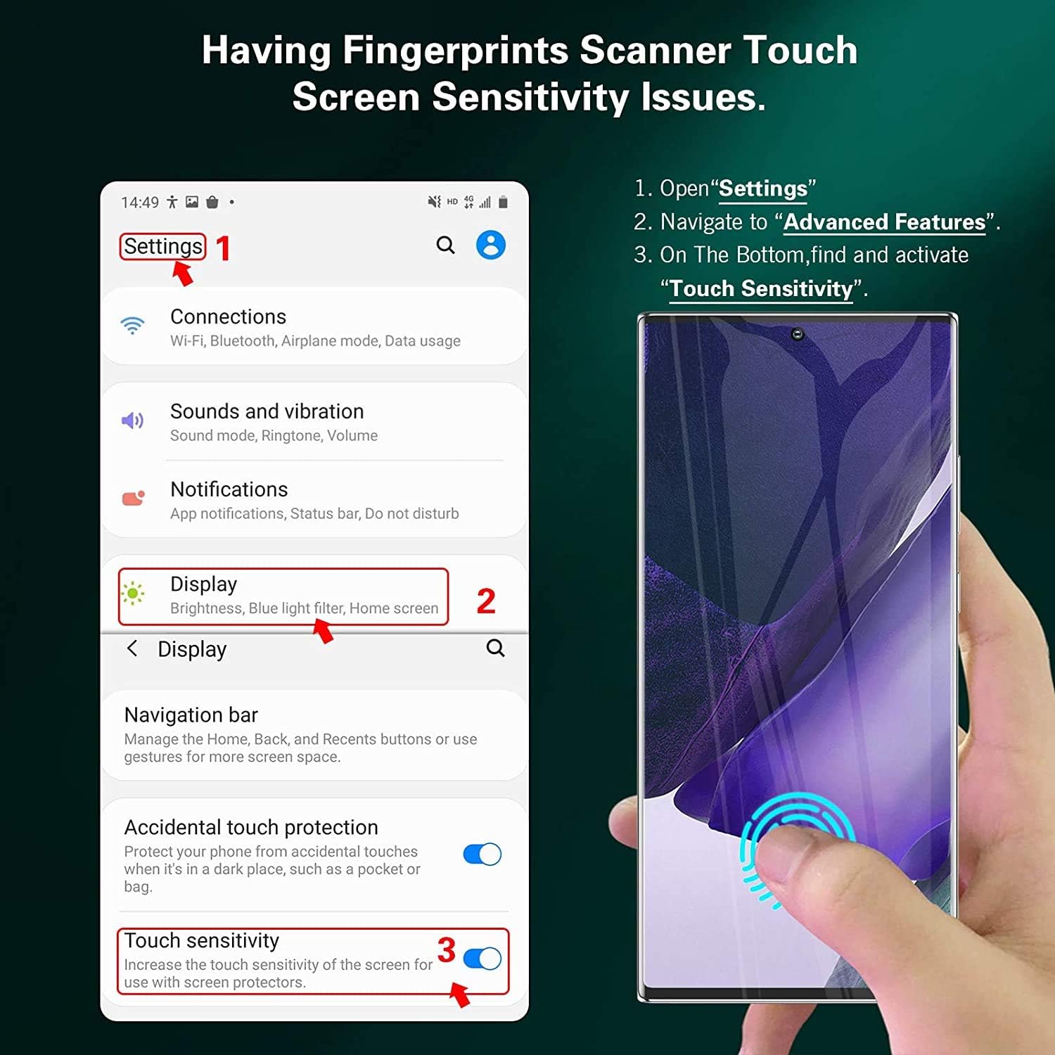 LK 4 Pack 2Pcs Screen Protector & 2Pcs Camera Lens Protector Compatible with Samsung Galaxy Note 20 Ultra 6.9-inch, Tempered Glass, Ultrasonic Fingerprint Support, Easy Install Kit, HD Clear Film
