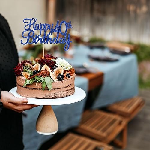 Miniatura 44 de Gyufise 1 decoración para tarta de cumpleaños número 21 con purpurina para tarta de cumpleaños, saludos a 21 años, veintiuno, fabulosa decoración