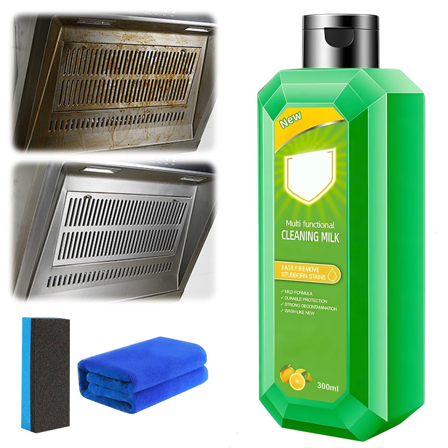 Cleaning Milk House Cleaner New Powerful Multifunctional Concentrated Cleansing Lotion - Multi Functional Effective Cleaning Milk for Household