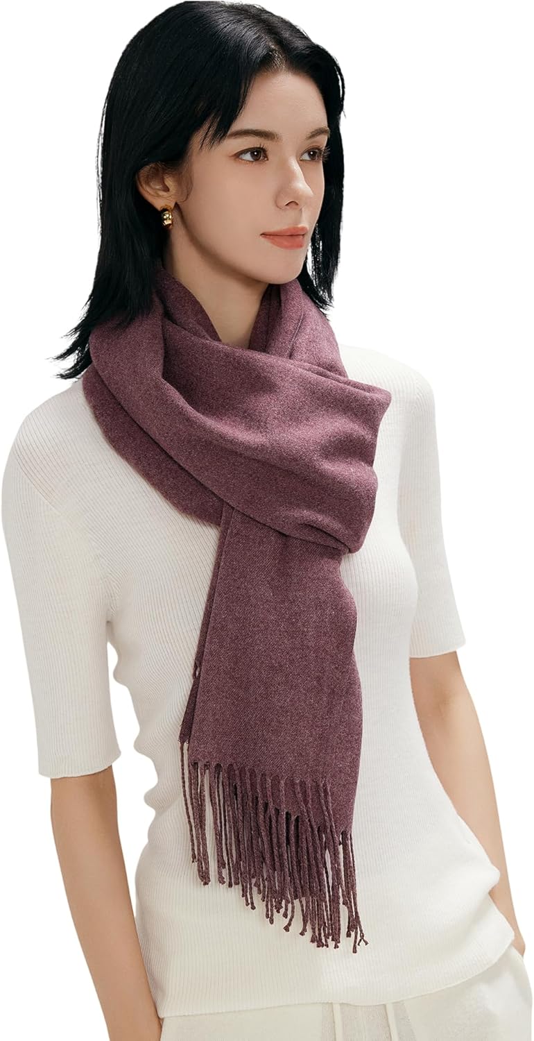 maamgic Women's Winter Scarf Soft Warm Scarf for Women Cozy Shawl Wraps for Women Lightweight Pashmina Style Wrap - Image 4