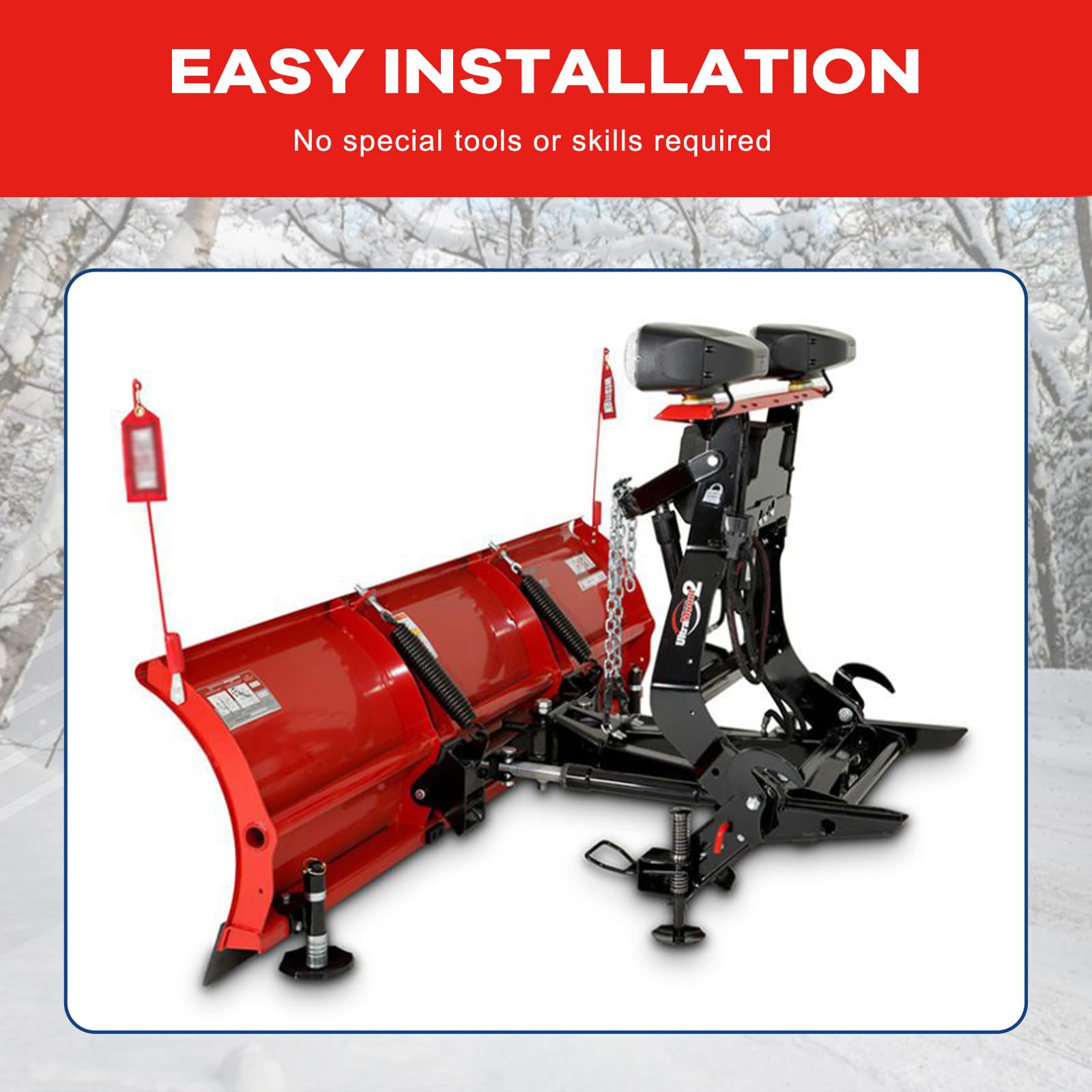 Amazon.com : ELITEWILL 2 Pcs Snow Plow Shoes Skids Foot Fit for