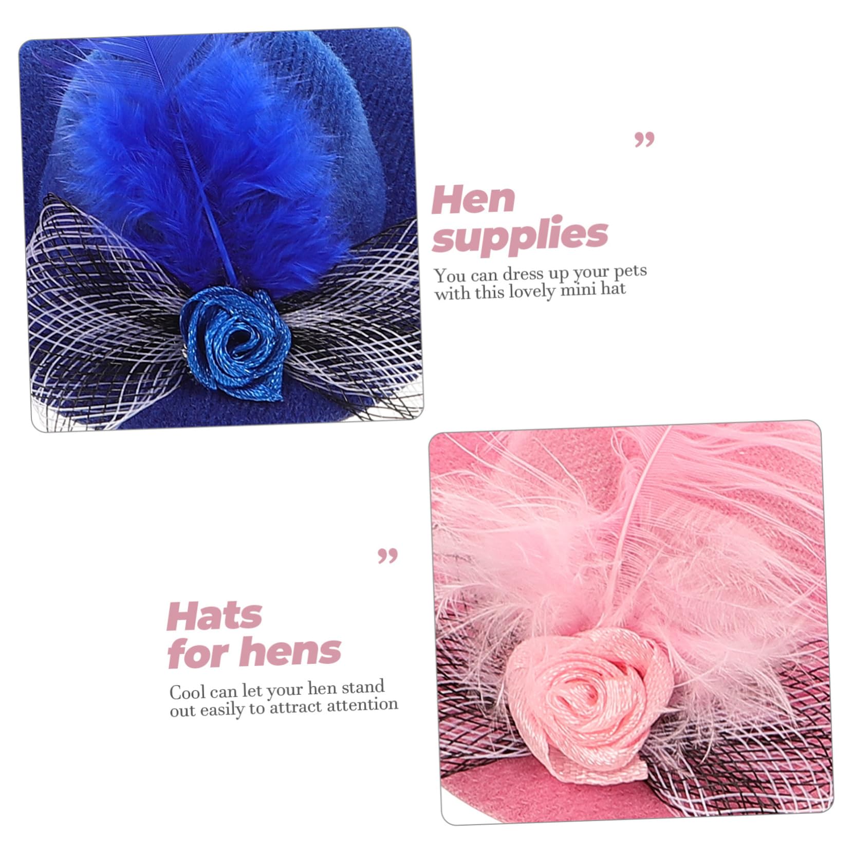 YARNOW 24piezas Sombreros Divertidos para Diseño y Accesorios Decorativos para Aves y