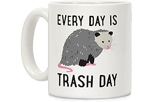 LookHUMAN Trash Day Opossum Mug