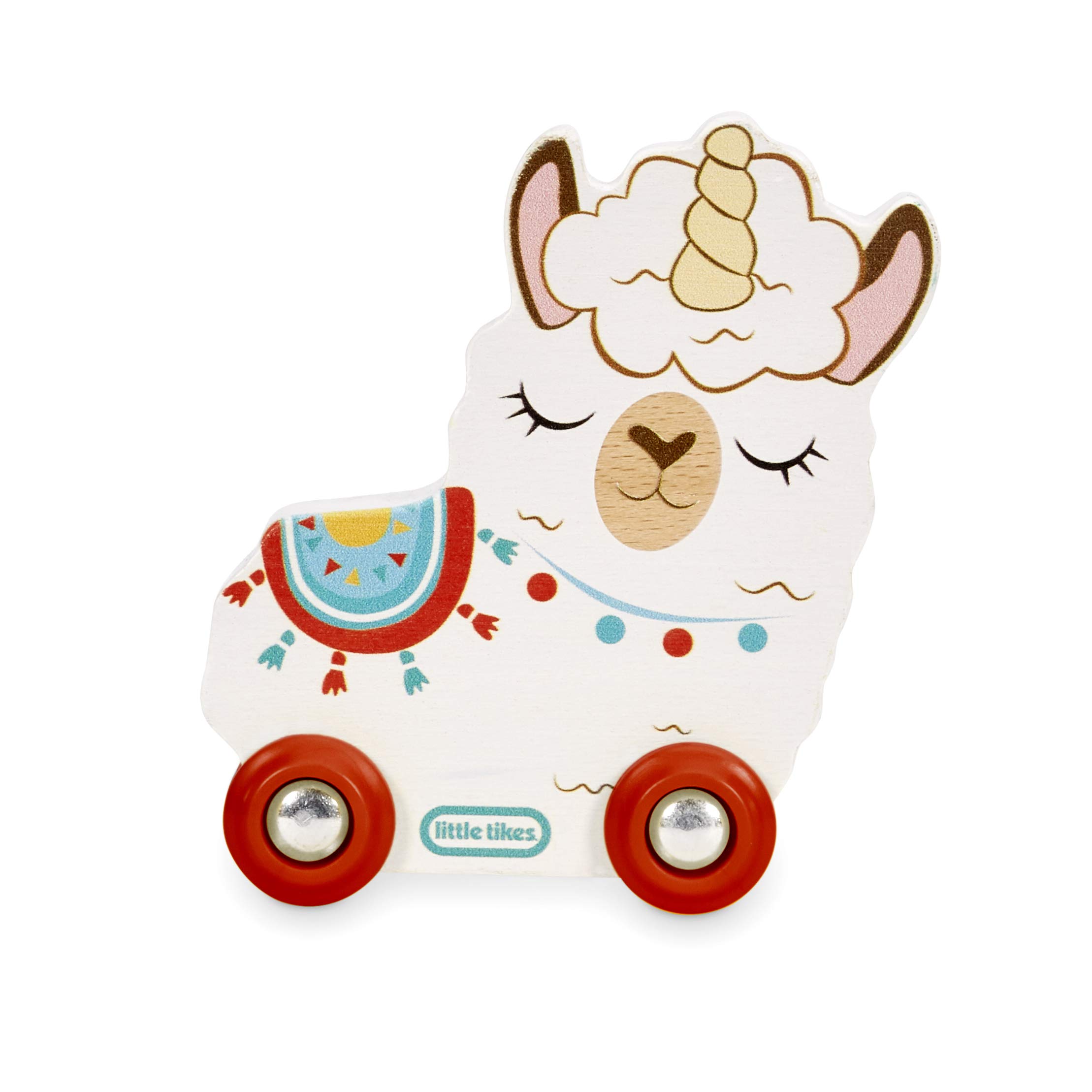 Wooden Critters Racer Llama Corn