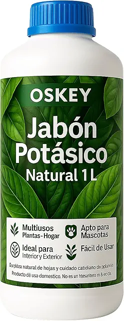 Jabón Potásico OSKEY 1L - Multiusos Concentrado para Huertos y Jardines