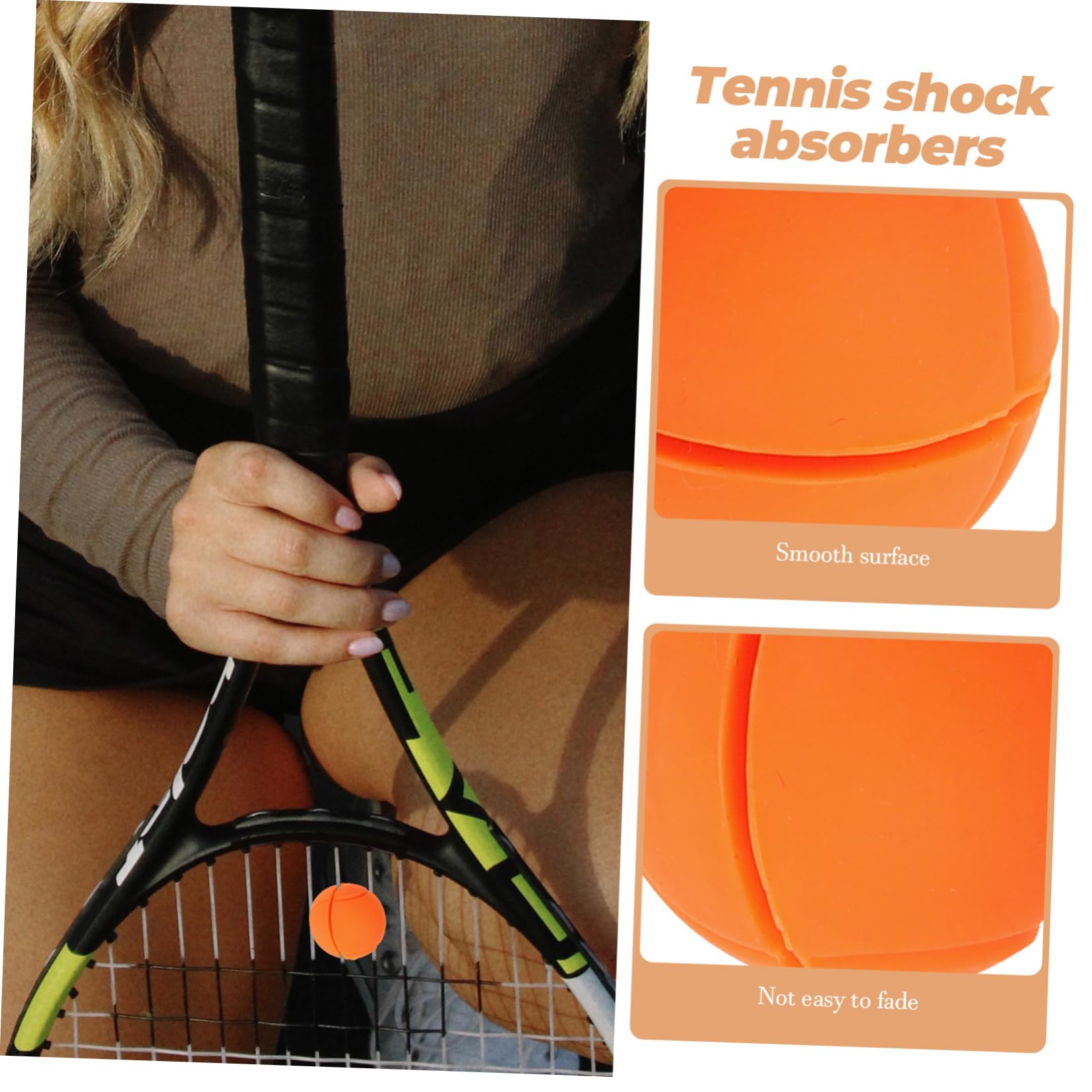 POPETPOP Stoßdämpfer Für Tennisschläger Vibration Klein Absorber Dämpfung Tennis Dämpfer Tennis-zubehör Tennisdämpfer Für Schläger Tenniszubehör Plastik