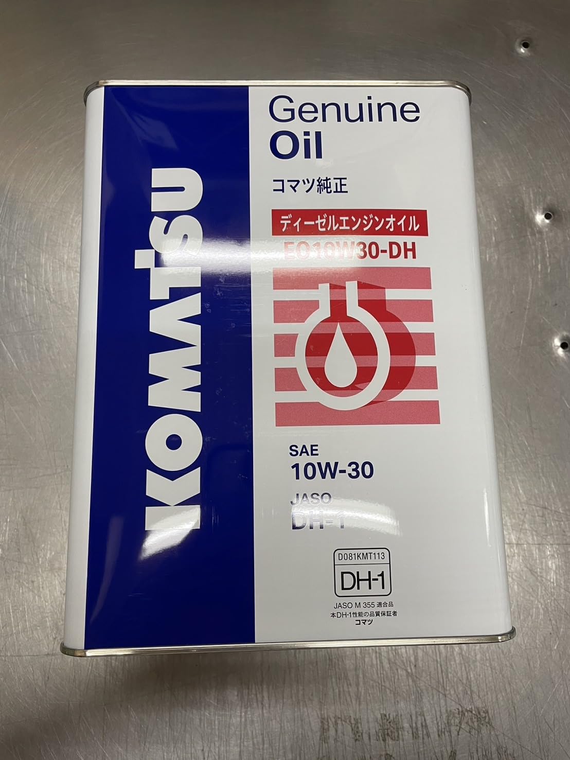 Amazon.co.jp: コマツディーゼルエンジンオイル EO10W30-DH 4L : 車