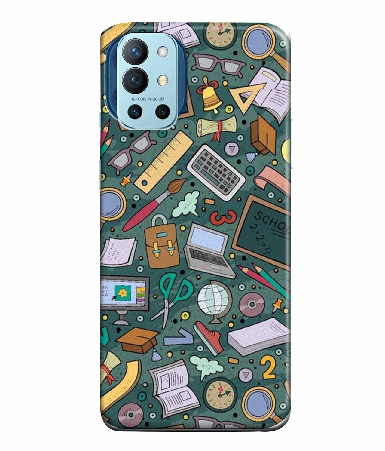 Mugruch Colorful Hard Back Case Cover for Apple iPhone 12 | Student Study Gadgets Pattern | Design- – D24 Mugruch Colorful Hard Back Case Cover for Apple iPhone 12 | Student Study Gadgets Pattern | Design- – D24