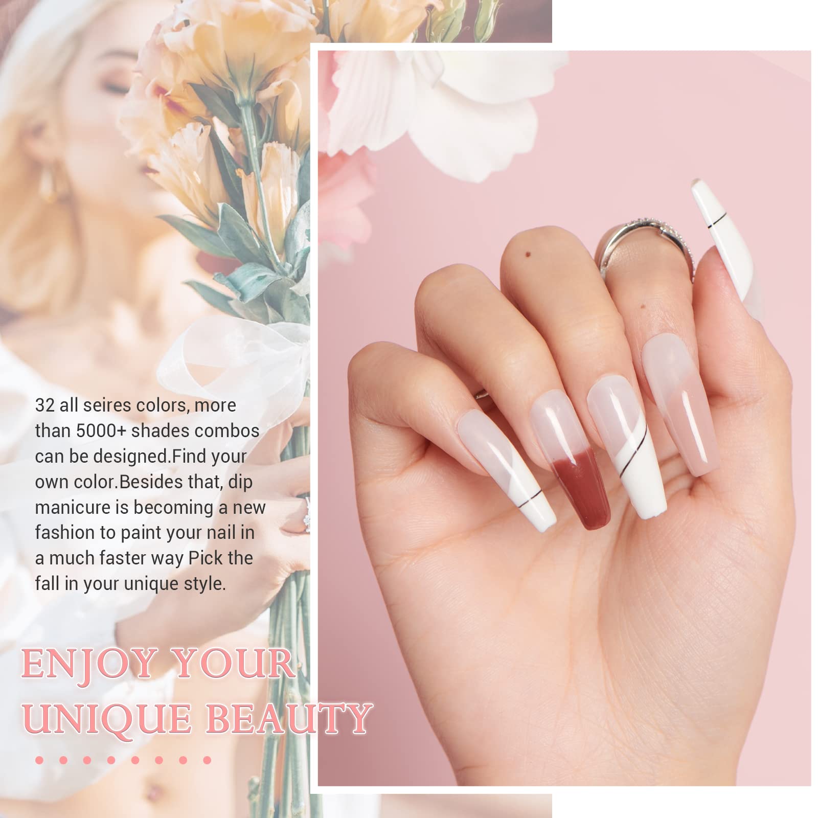 AZUREBEAUTY Dip Powder Nail Starter Kit