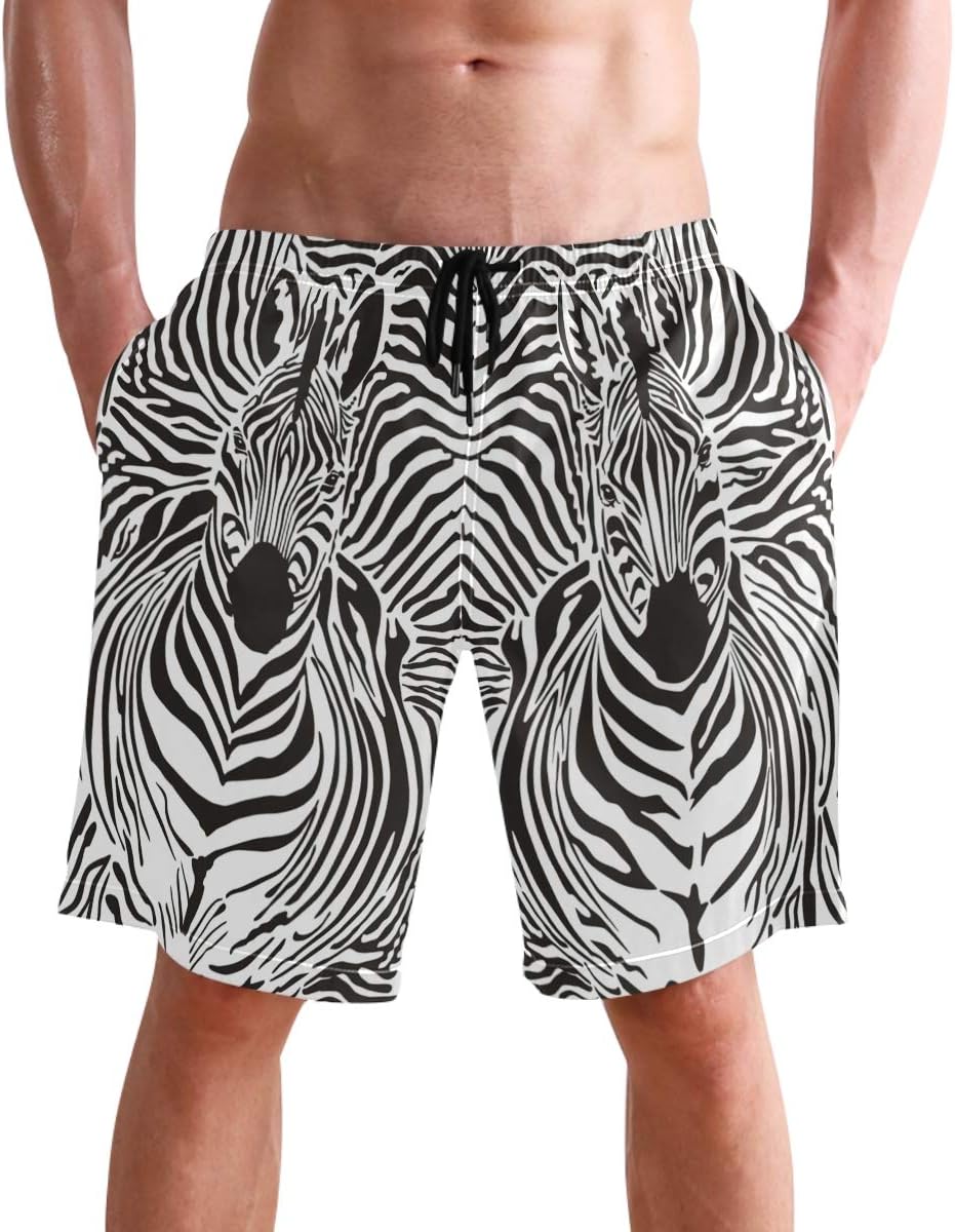 visesunny Men Swim Trunks Swimming Beach Surfing Board Shorts Swimwear Quick Dry Mesh Lining Bathing Suits with Pockets - Image 2