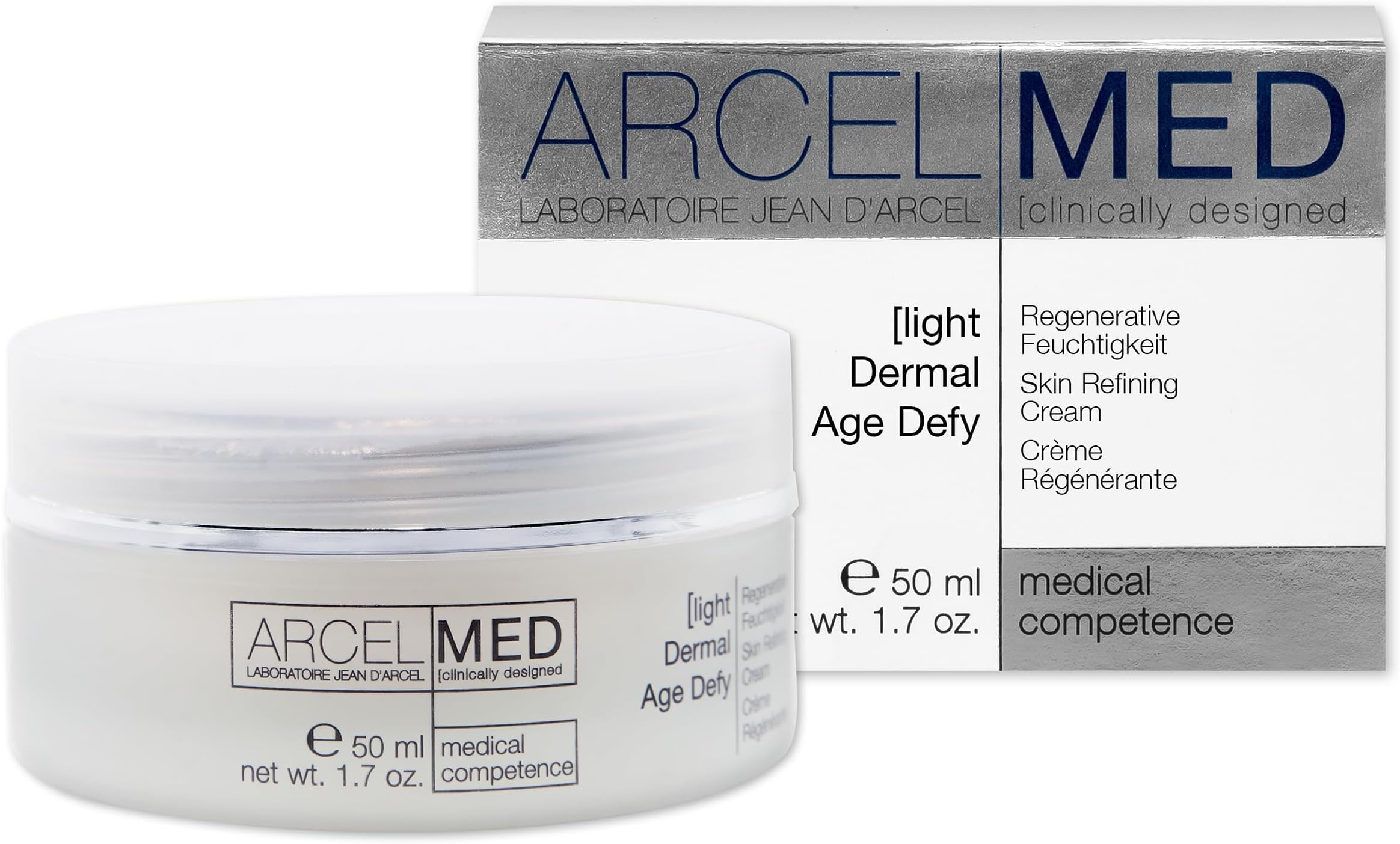 Arcelmed Dermal Age Defy [Light - Light 24h Face Cream - Strengthens Skin Resistance - 50 ml