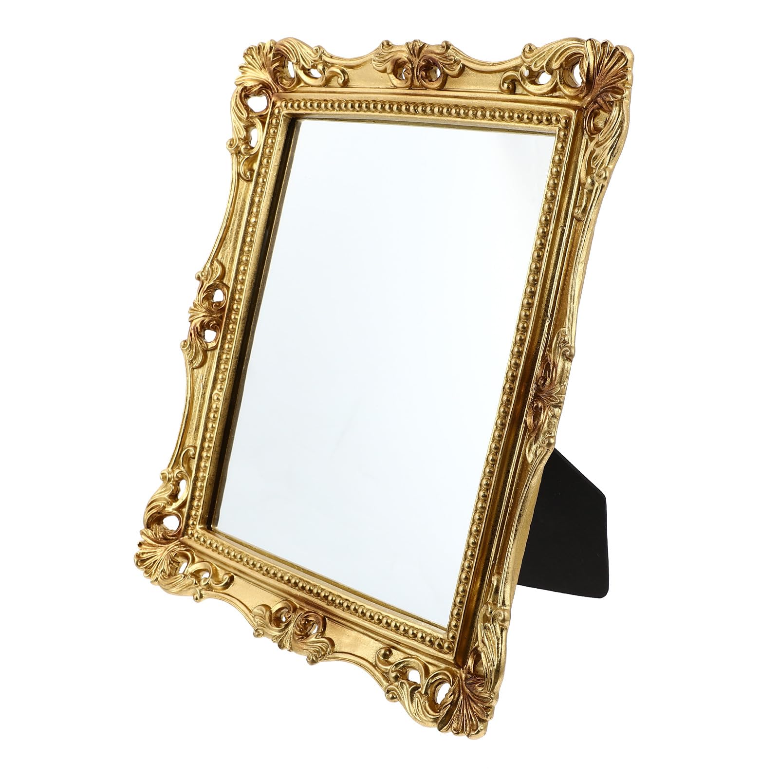 Miroir de maquillage vintage carré doré Vaguelly : idée cadeau déco esthétique
