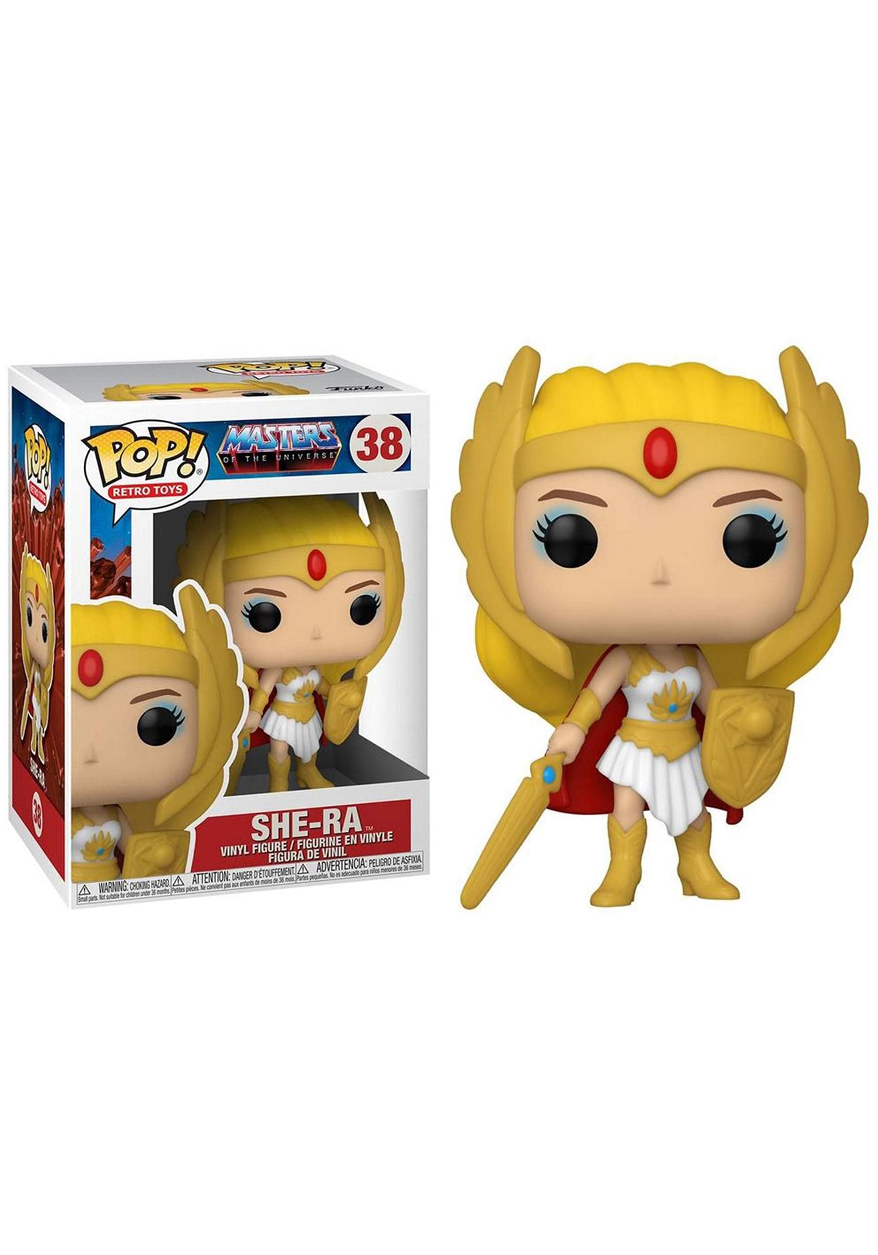 Masters of The Universe POP Vinyl Figure | She-Ra (Glow)