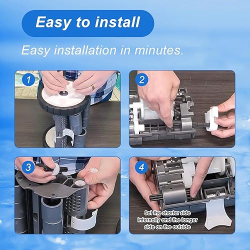 Miniatura 5 de Piezas de repuesto para limpiador de piscinas Pentair 360290 Rebel Right Drive Kit Rodamientos, para Pentair Rebel y Kreepy Krauly Warrior Limpiador