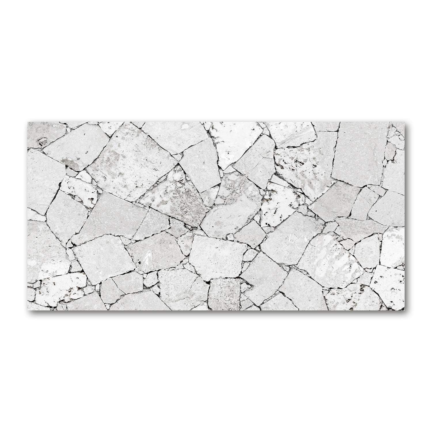 Tableau acrylique glass 120x60cm Tulup finition miroir aspect pierre