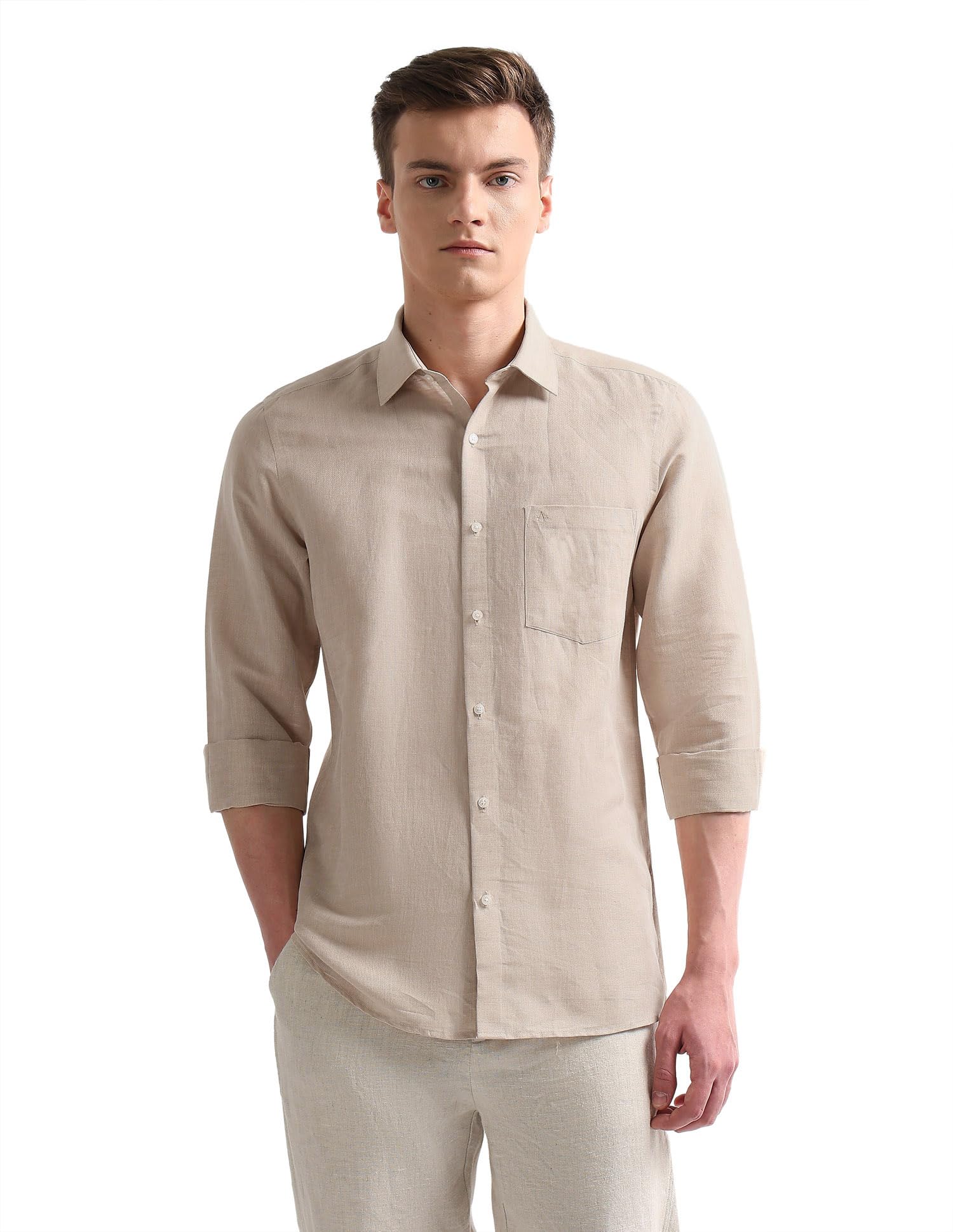 Men's Solid Regular fit Shirt-image-43