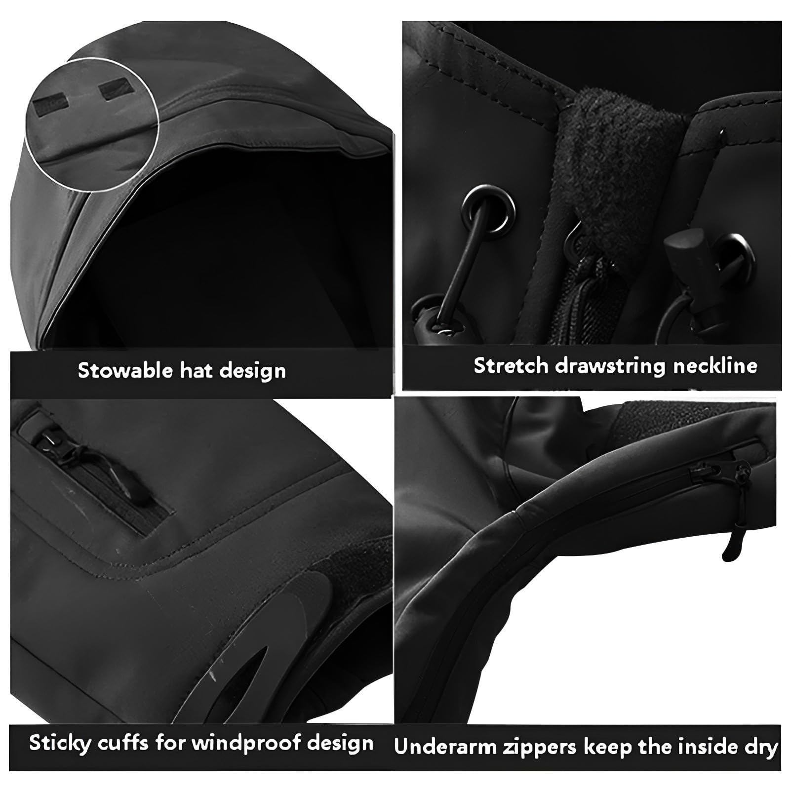 Herren Weiche Shell Kapuze Taktische Jacke & Hosen Anzüge für Outdoor-Angeln Wandern Camping