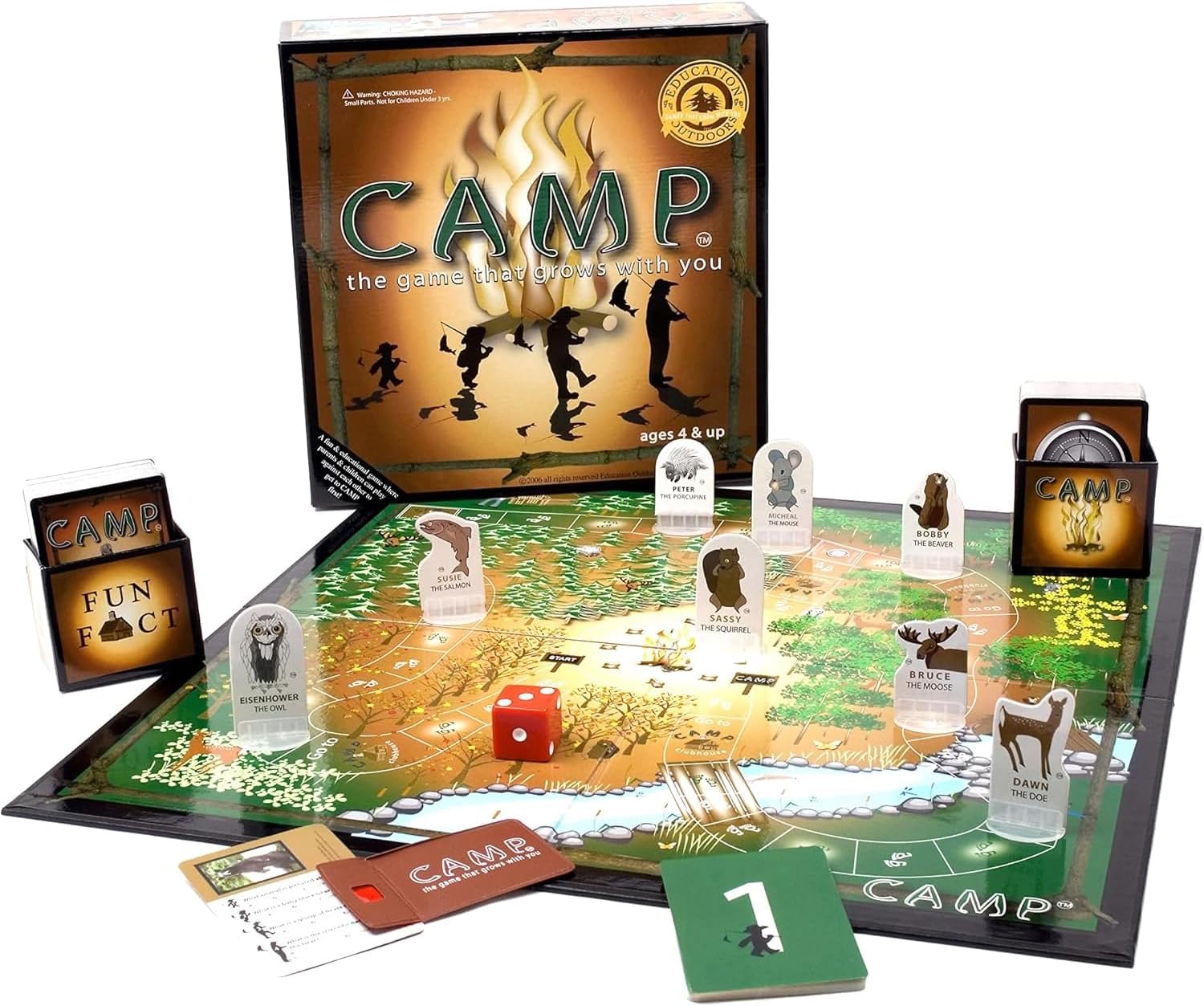 Education Outdoors Camp Board Game
