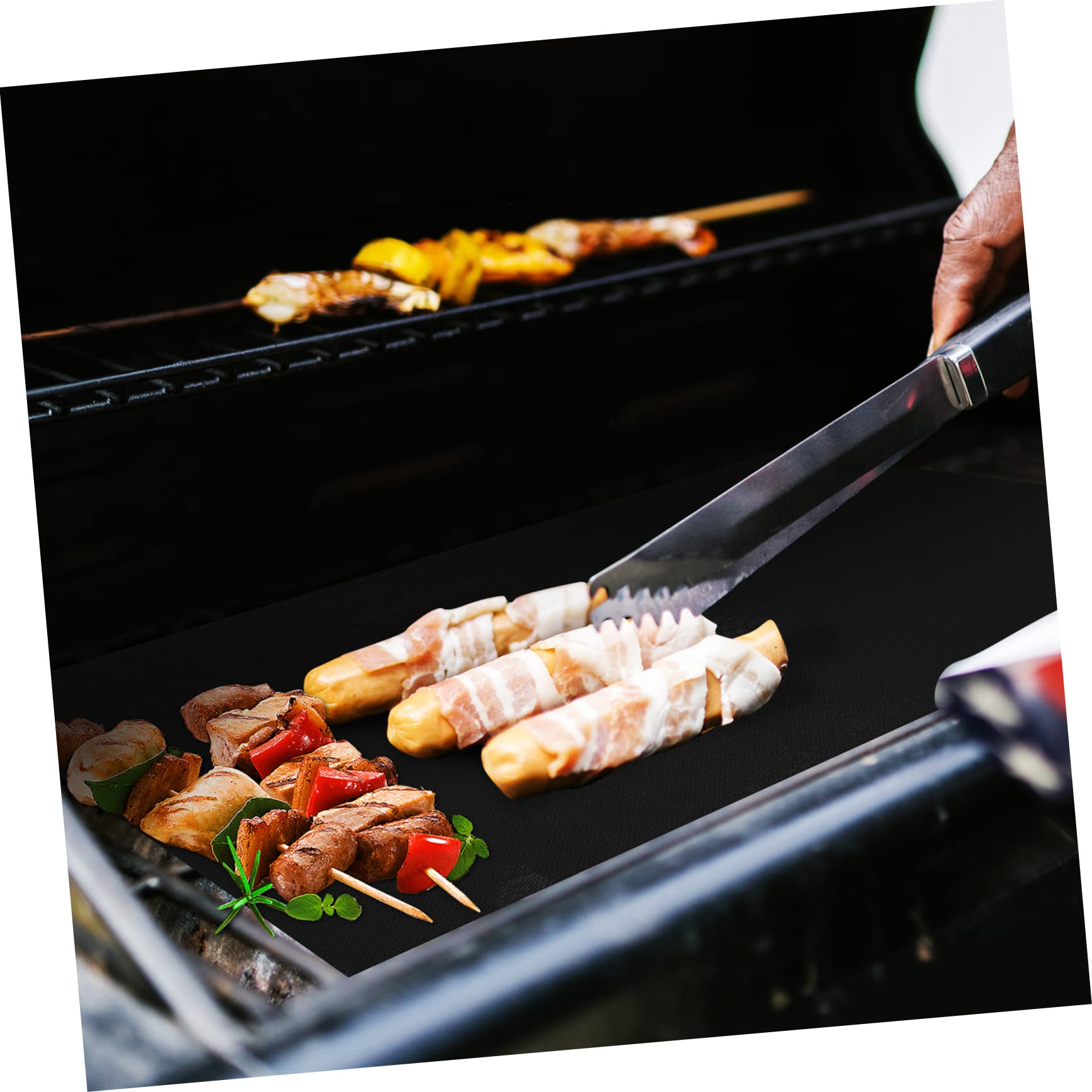 Alipis 9stücke Grillmatten Für Backofen Mit Antihaftbeschichtung Hitzebeständige Backmatten Ofenmatten Für Ofenboden Wiederverwendbare Kochmatten Als Grillunterlage Oder Brätereinlage