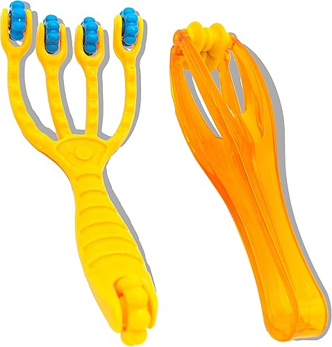 Yeesabella Masajeador de cabeza para el cuero cabelludo, masajeador de dedos, rascador de cabeza y masajeador de cuero cabelludo de mano para el