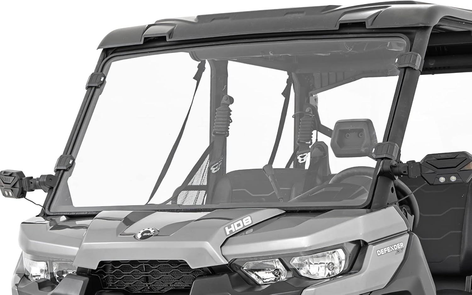 Rough Country Full Front Windshield for Can-Am Defender - 98162030