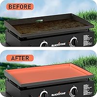 Vista 5 de Alfombrilla de silicona para parrilla Blackstone – Cubierta de Griill de 28 pulgadas, accesorios para parrilla Blackstone cobertura completa, grado