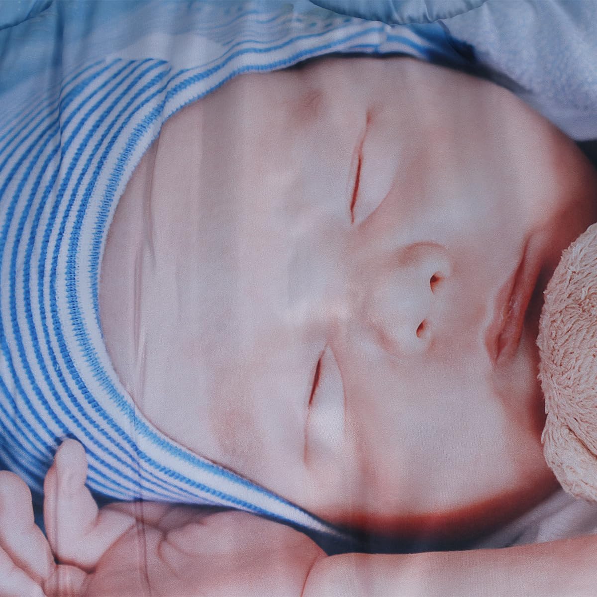 SaRani Trapunta Piumone Caldo Lettino Culla Stampa Digitale Bambino (Bimbo)