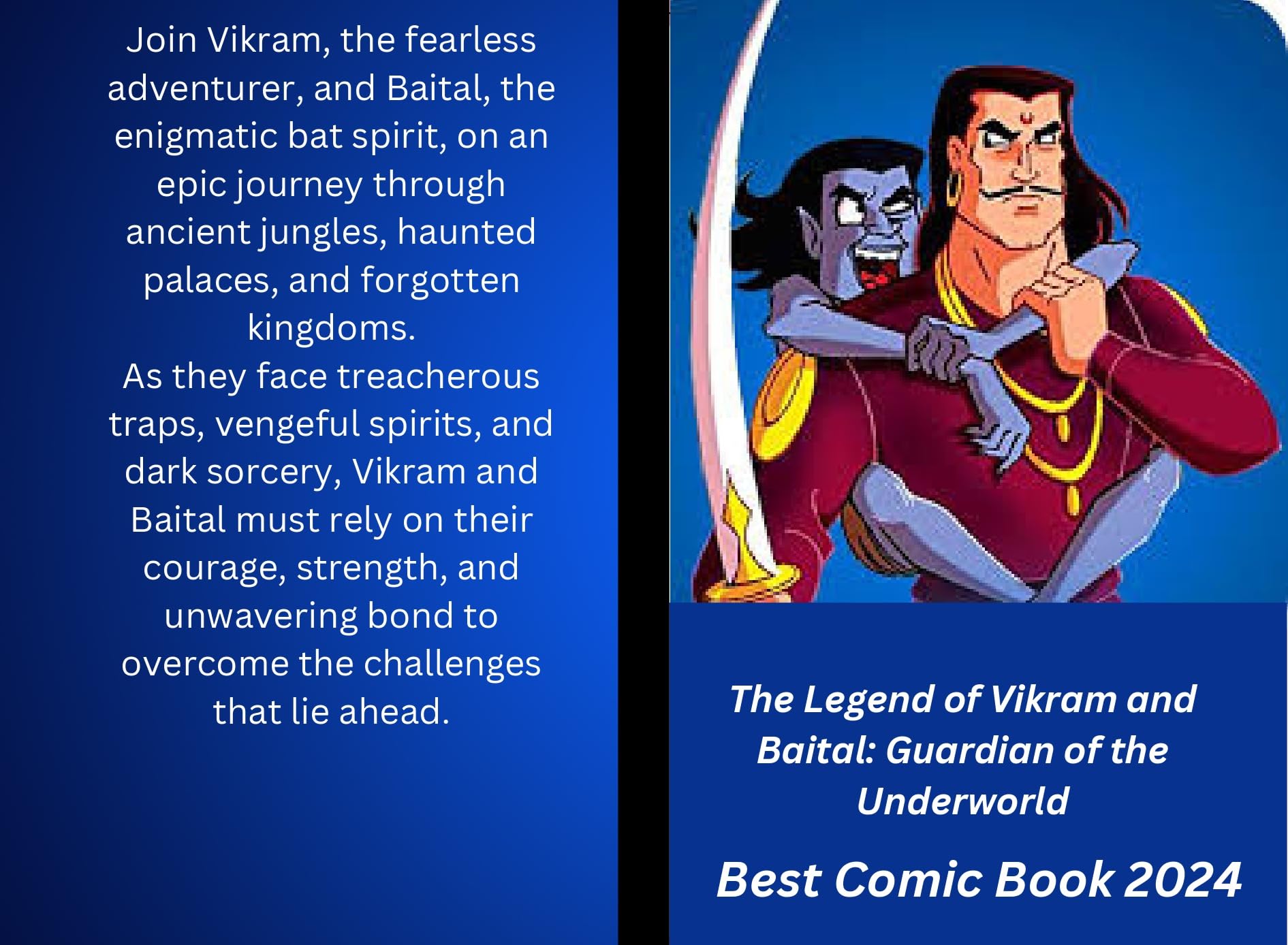 The Legend of Vikram and Baital: Guardian of the Underworld: Best Story Book 2024