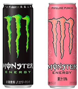 【海外版】Monster Energy Juice 6本セット Amazon.co.jp: 【Amazon.co.jp限定】 アサヒ飲料 モンスター