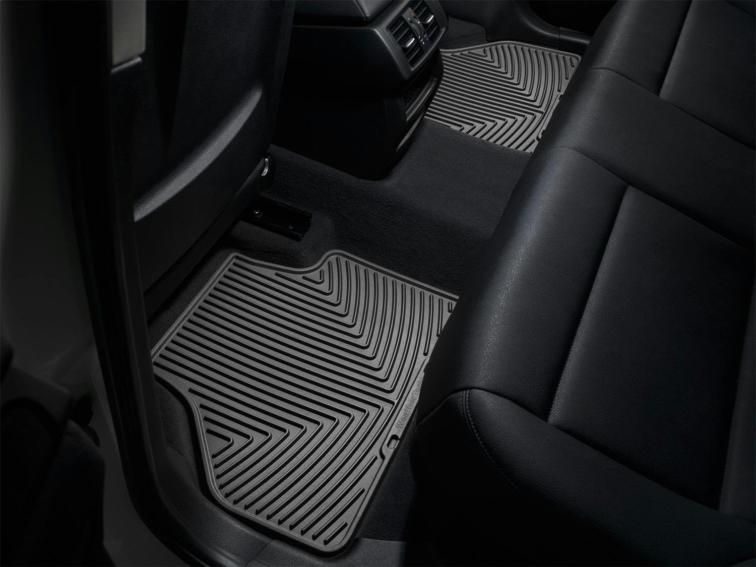 WeatherTech All-Weather Floor Mats for BMW X3 28i, X4 M40i, X3 28d - 2nd Row (W259), Black
