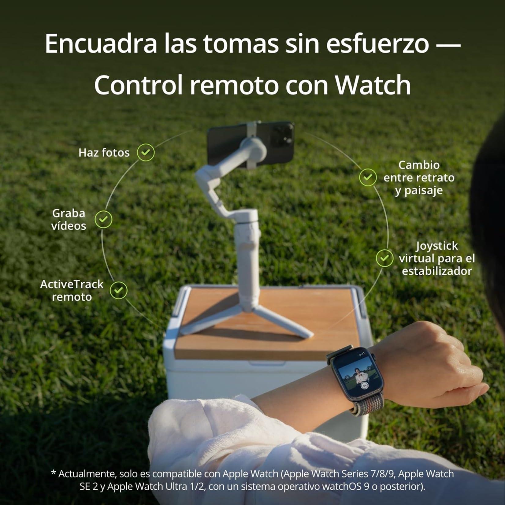 DJI Osmo Mobile 6, Estabilizador para Smartphones, Brazo Extensible | Estabilizador 3 ejes, portátil y plegable, para Android y iPhone con ShotGuides, vlogging, YouTube, TikTok, Gris Pizarra