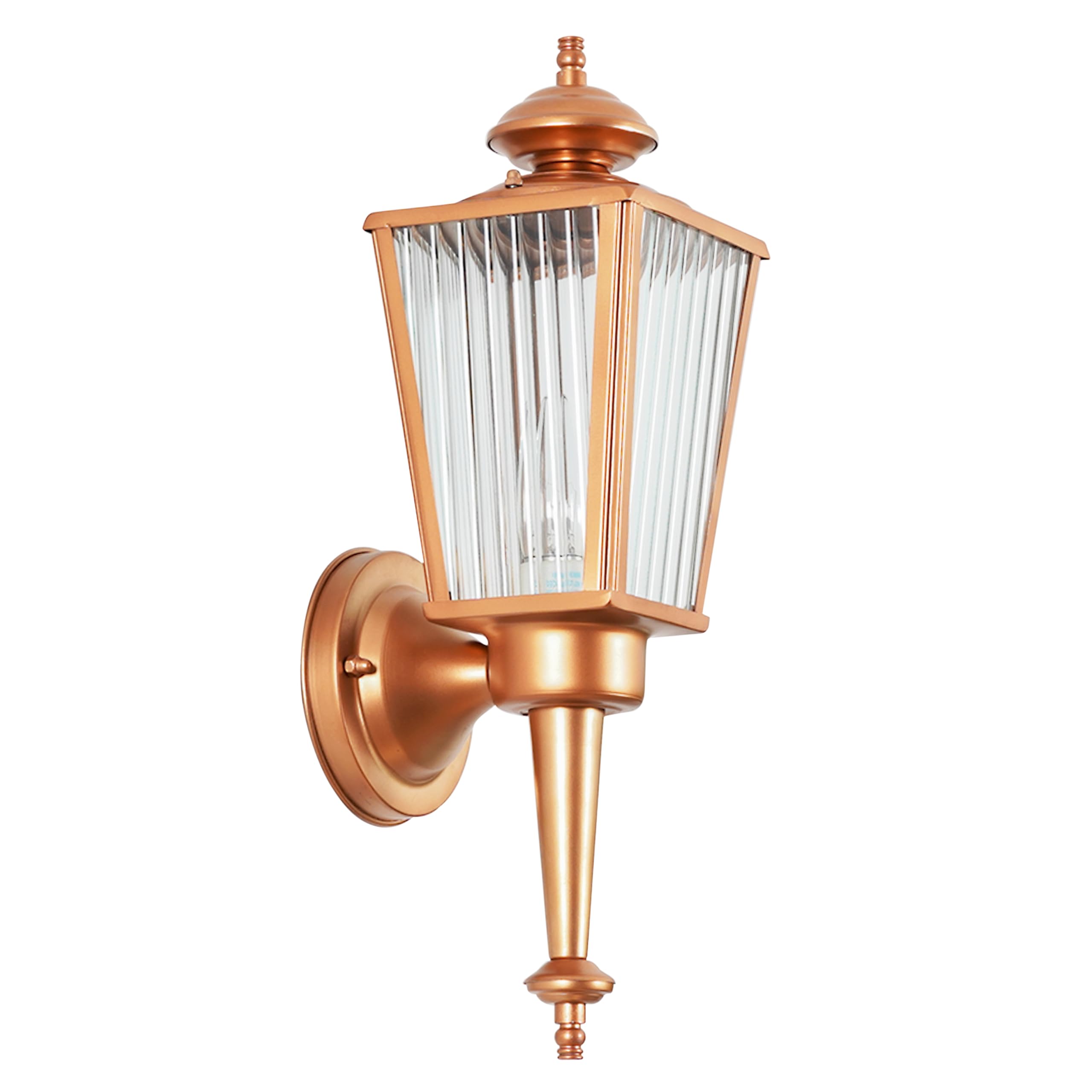 KAPOOR LAMP SHADES Aine: Copper Wall Light with LED Bulb -8
