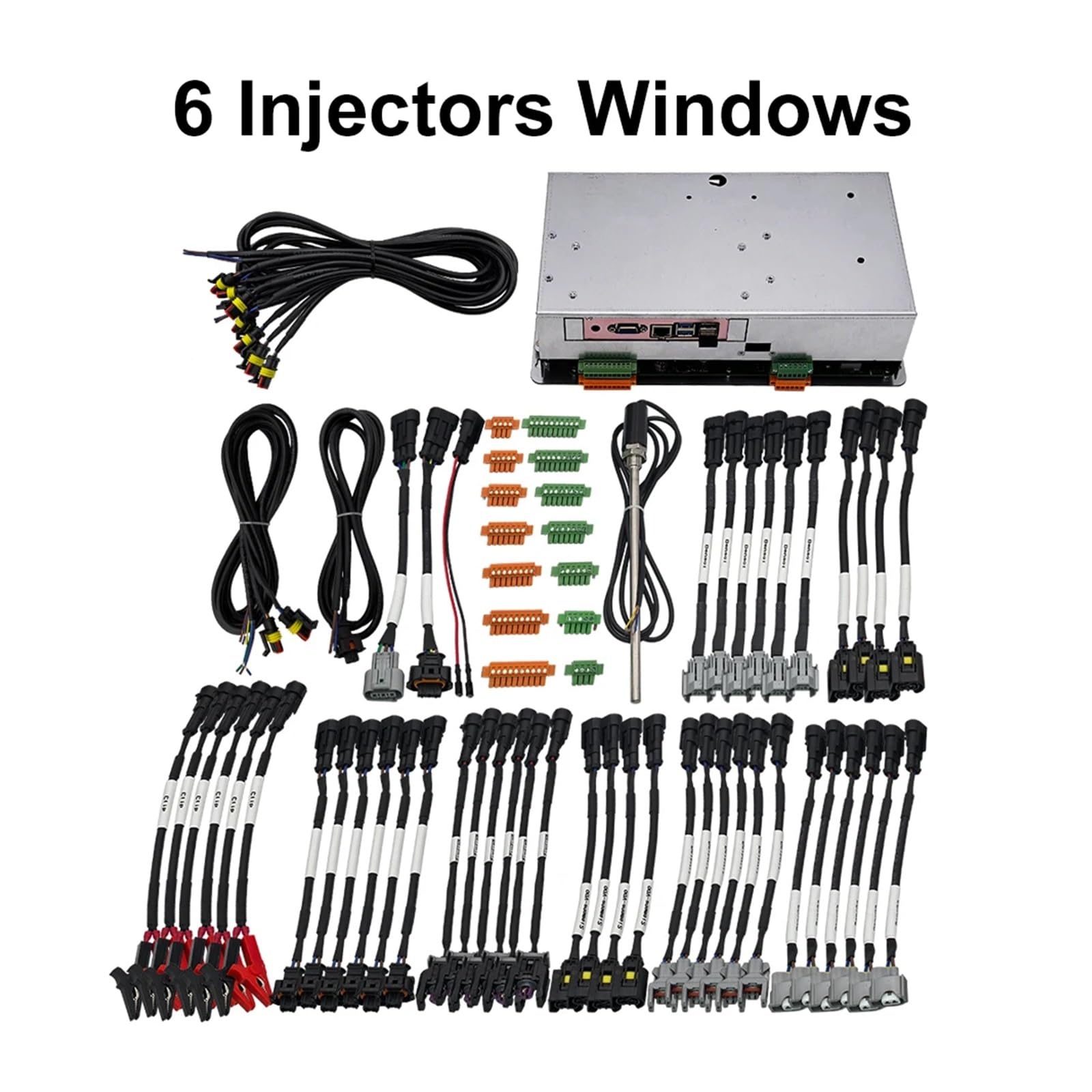 CRS980 IQA QR Common Rail Injektor Pumpe Steuerung Software Tester EUI EUP HEU CAT320D 336E X15 HPI QSK60 Prüfmaschine(Windows 6 injectors)