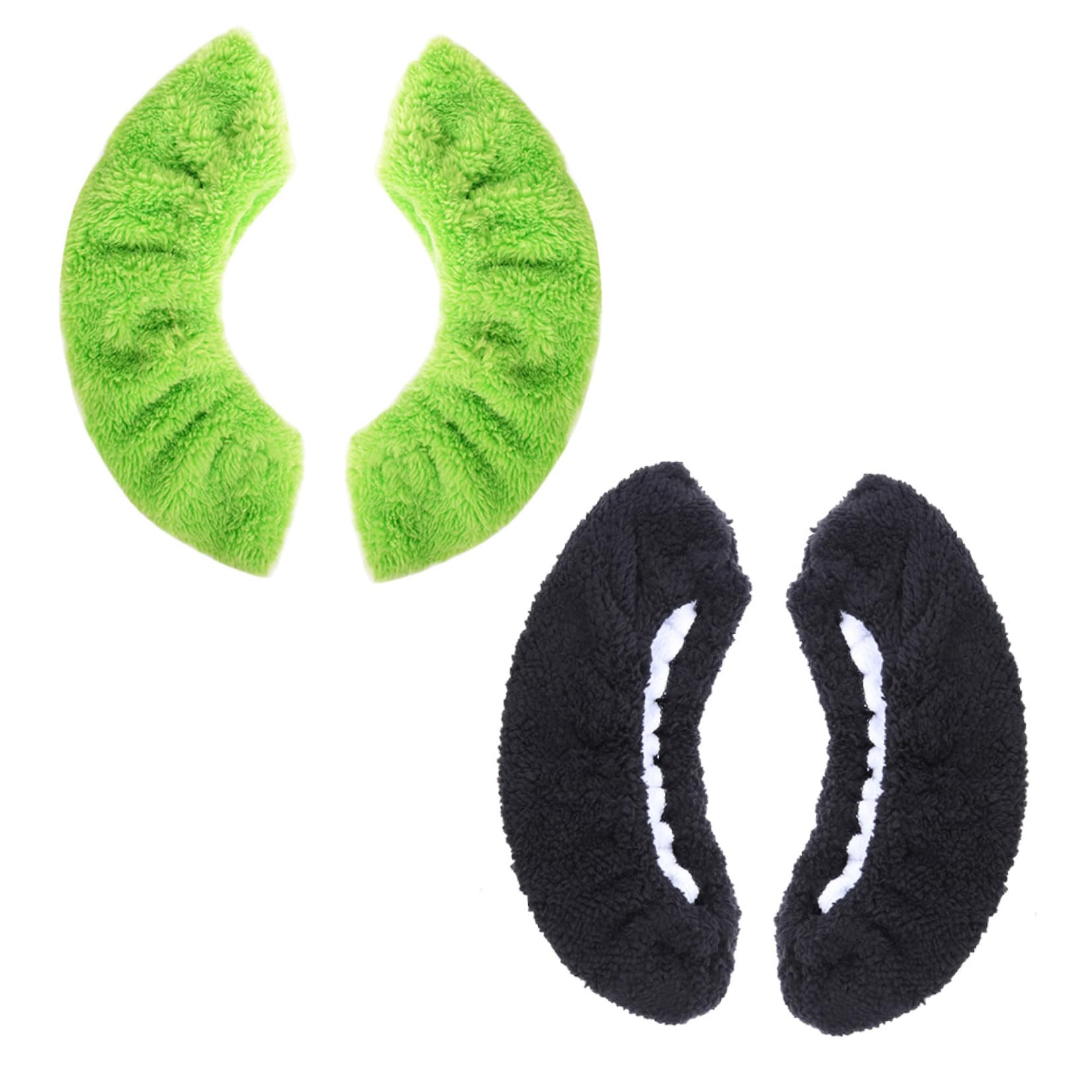 TOYANDONA 2 Paia Coperture Elastiche per Lame da Pattino in Poliestere Assorbente d'Acqua e Flessibile, Protezioni per Lame da Pattinaggio su Ghiaccio e Hockey
